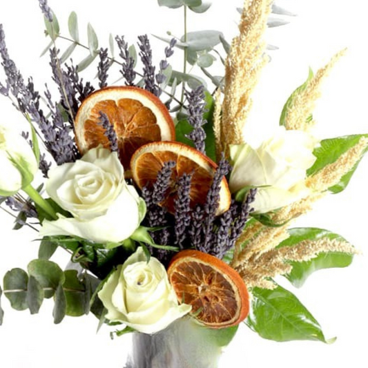 White Starlight – Premium Vazoda Beyaz Güller