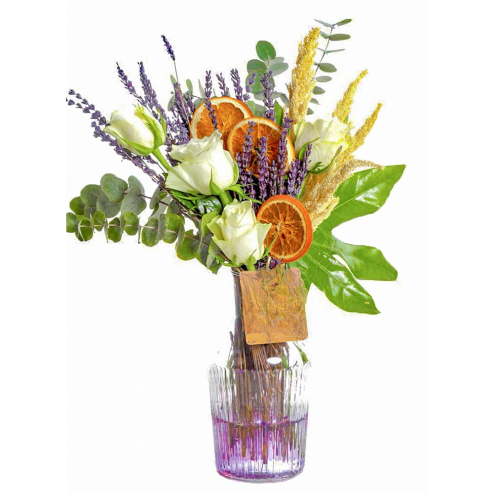 White Starlight – Premium Vazoda Beyaz Güller