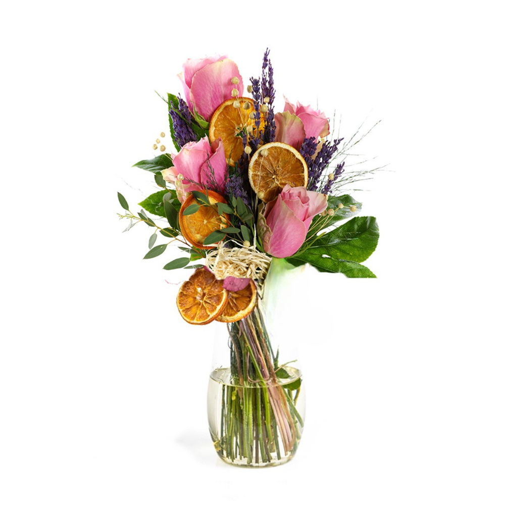 Spring Whispers – Cam Vazoda Pembe Güller