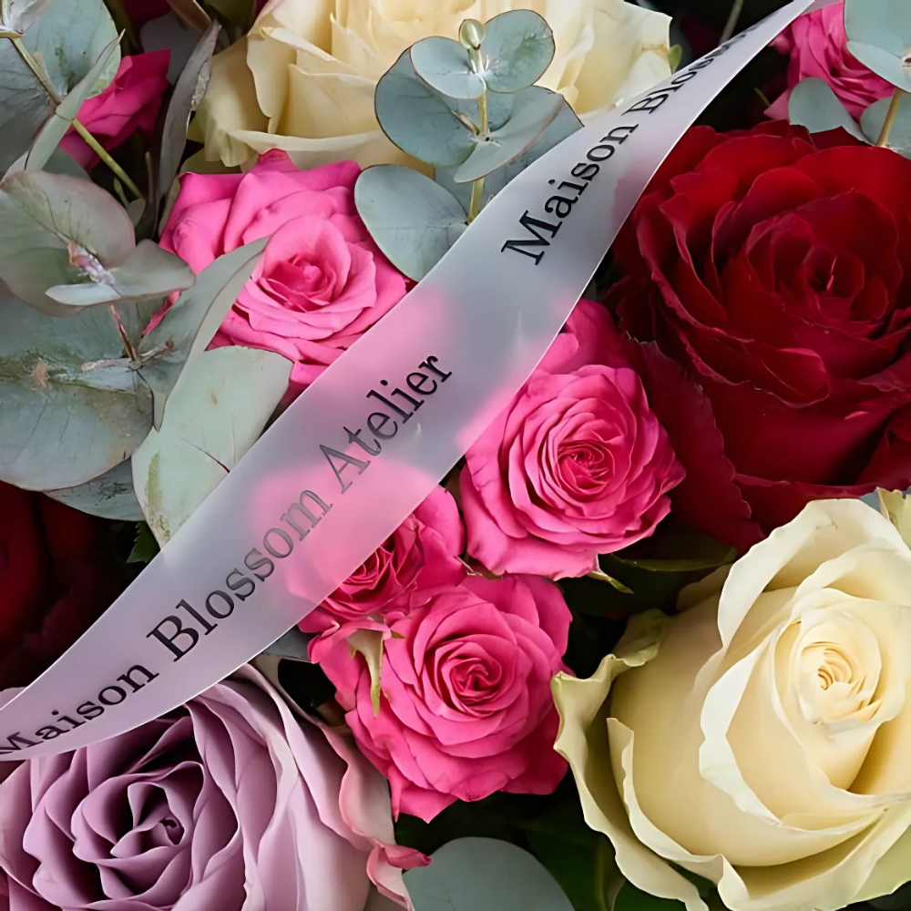 Karışık Premium Gül Buketi - Rosentra | Premium Flowers