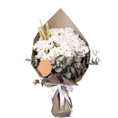 Premium Kraft Papatya Buketi - Rosentra | Premium Flowers
