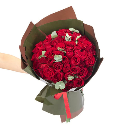 Eternal Love – 60 Kırmızı Gül Buketi